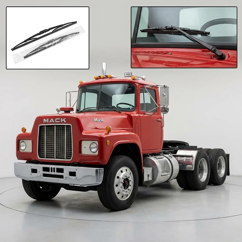 Passenger Side Wiper Blade for Mack MS300T Mid-Liner (1981 - 1996) - 1